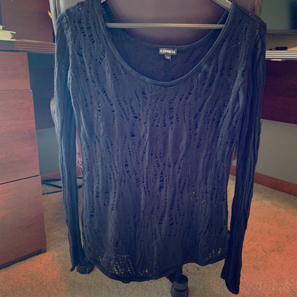 Express Crochet long sleeve top